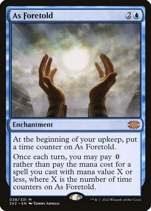 As Foretold · Double Masters 2022 38/579