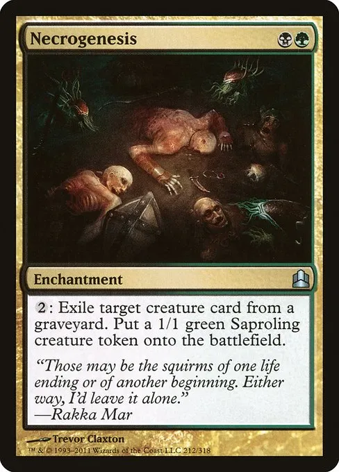 Necrogenesis · Commander 2011 212/318