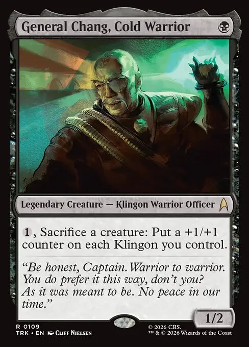General Chang, Cold Warrior · Star Trek 109