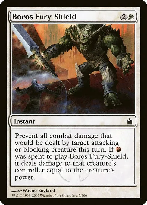 Boros Fury-Shield · Ravnica: City of Guilds 5/306