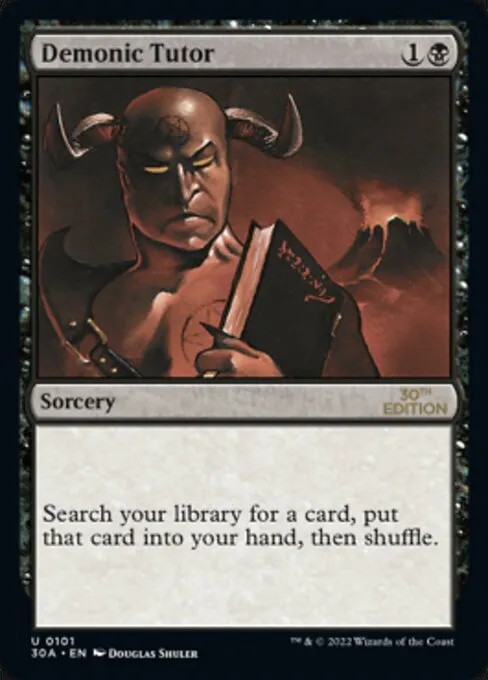 Demonic Tutor · 30th Anniversary Edition 101/594