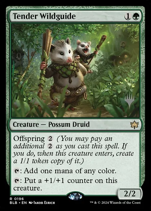 Tender Wildguide · Bloomburrow Promos 196p/160