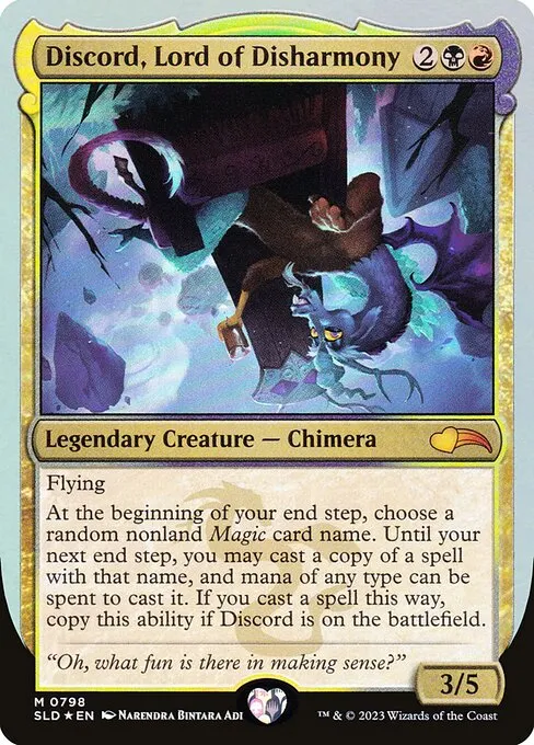 Discord, Lord of Disharmony · Secret Lair Drop 798/2547