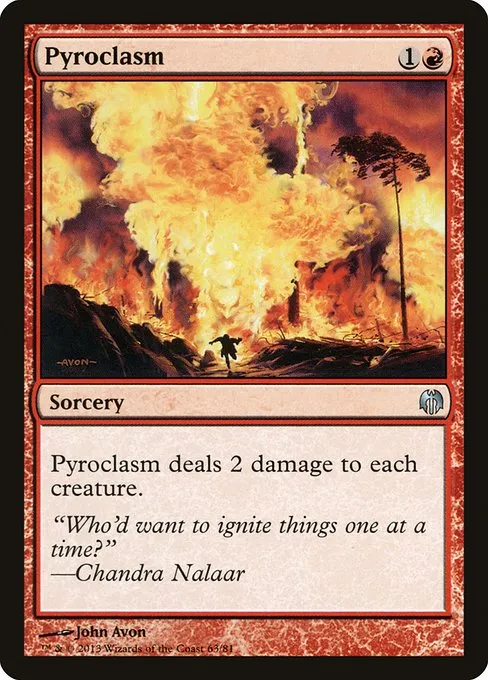 Pyroclasm · Duel Decks: Heroes vs. Monsters 63/81