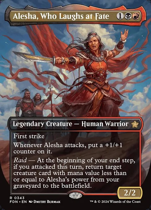 Alesha, Who Laughs at Fate · Foundations 343/771