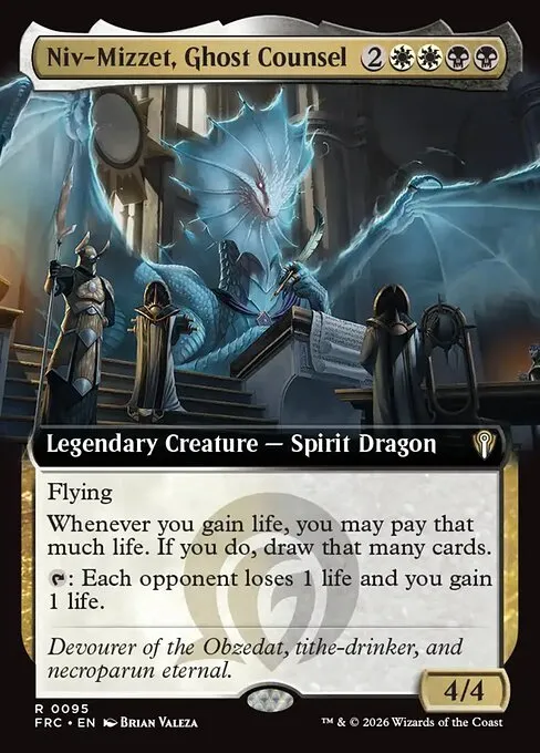 Niv-Mizzet, Ghost Counsel · Reality Fracture Commander 95/2