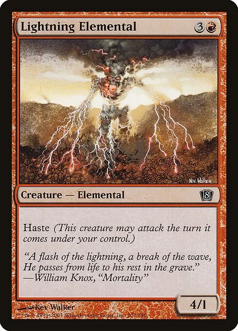 Lightning Elemental · Eighth Edition 201★/711