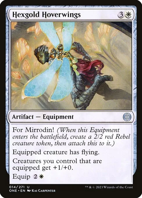 Hexgold Hoverwings · Phyrexia: All Will Be One 14/479