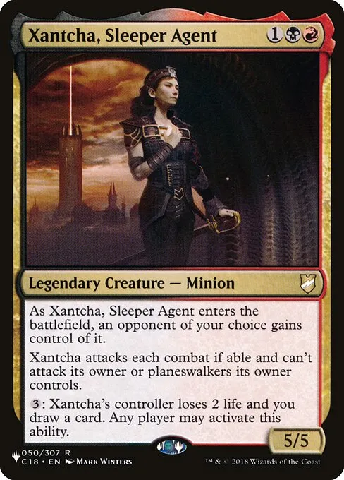 Xantcha, Sleeper Agent · The List C18-50/5050