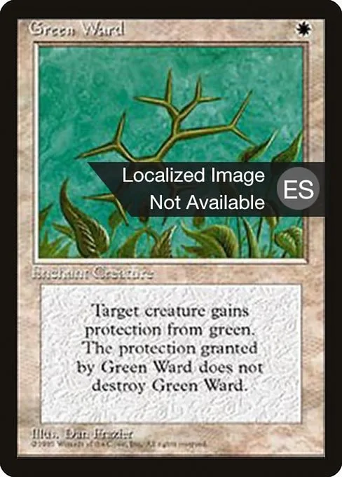 Green Ward · Fourth Edition Foreign Black Border 27/378
