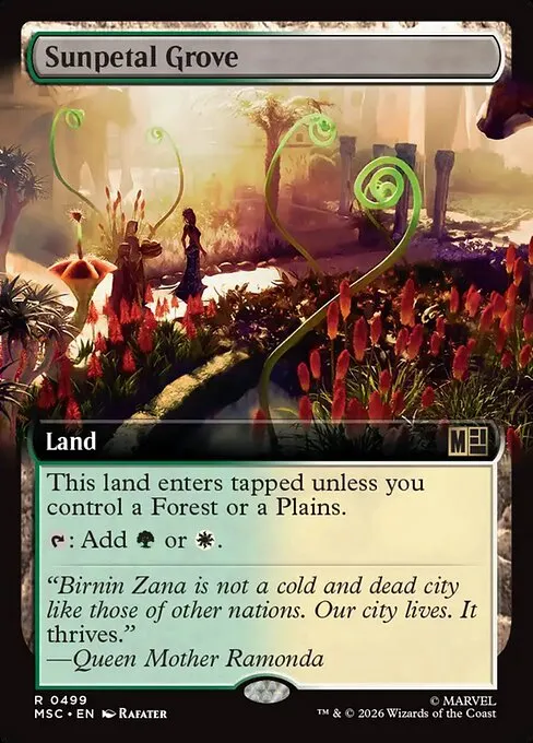 Sunpetal Grove · Marvel Super Heroes Commander 499/9