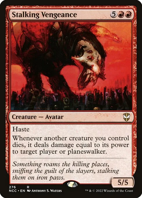 Stalking Vengeance · New Capenna Commander 276/447