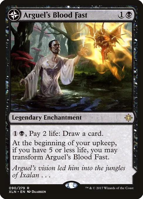 Arguel's Blood Fast // Temple of Aclazotz · Ixalan 90/289