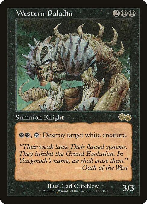 Western Paladin · Urza's Saga 168/357