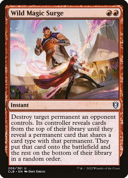 Wild Magic Surge · Commander Legends: Battle for Baldur's Gate 206/936
