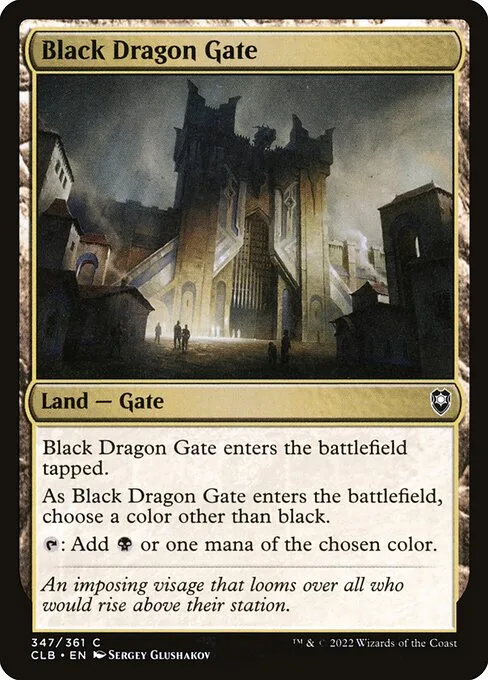 Black Dragon Gate · Commander Legends: Battle for Baldur's Gate 347/936
