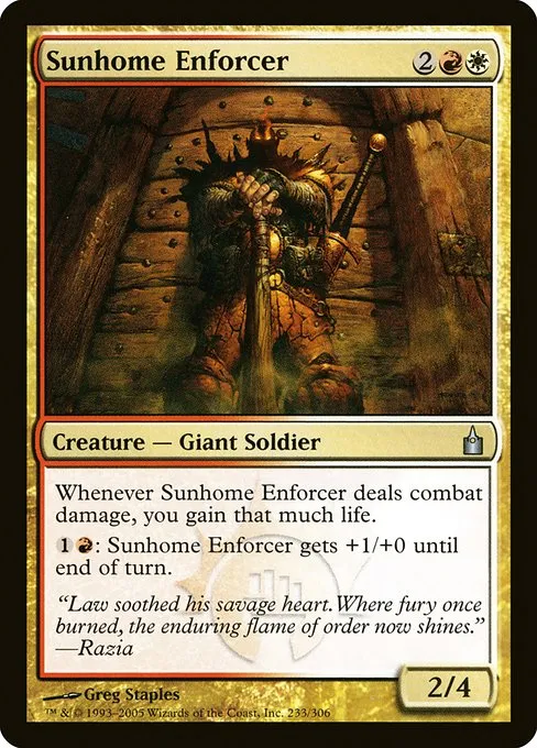 Sunhome Enforcer · Ravnica: City of Guilds 233/306