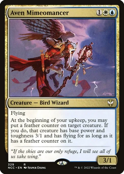Aven Mimeomancer · New Capenna Commander 329/447