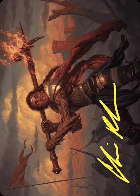 Imodane, the Pyrohammer // Imodane, the Pyrohammer · Wilds of Eldraine Art Series 18/81