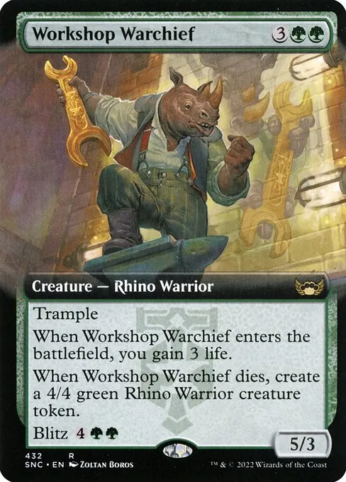 Workshop Warchief · Streets of New Capenna 432/513