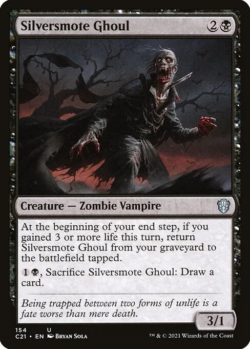 Silversmote Ghoul · Commander 2021 154/409