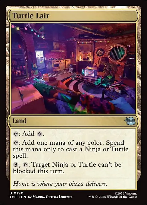 Turtle Lair · Teenage Mutant Ninja Turtles 190/320