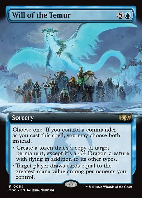 Will of the Temur · Tarkir: Dragonstorm Commander 64/413