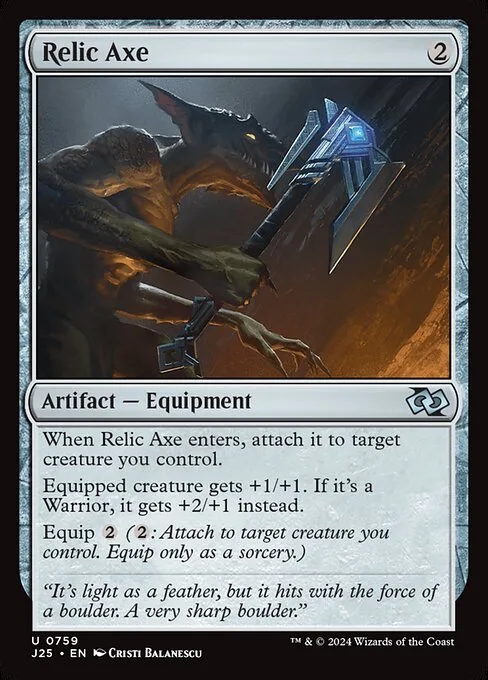 Relic Axe · Foundations Jumpstart 759/779