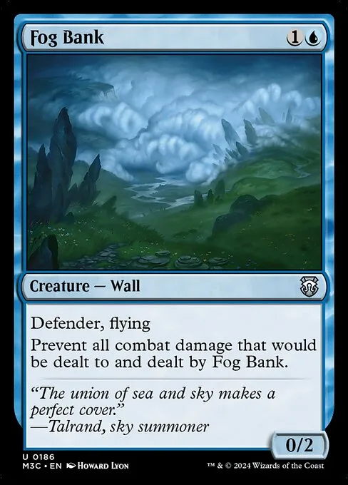 Fog Bank · Modern Horizons 3 Commander 186/398