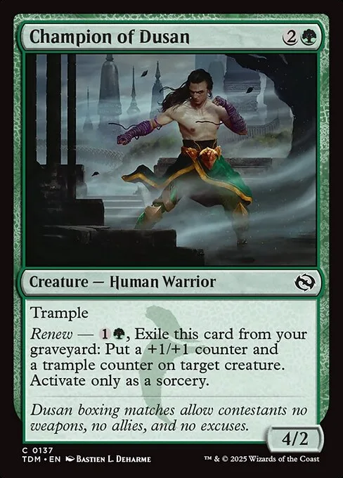 Champion of Dusan · Tarkir: Dragonstorm 137/427