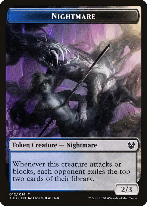 Nightmare · Theros Beyond Death Tokens 12/14