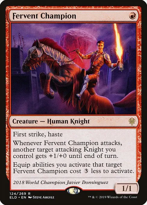 Fervent Champion · Throne of Eldraine 124/398