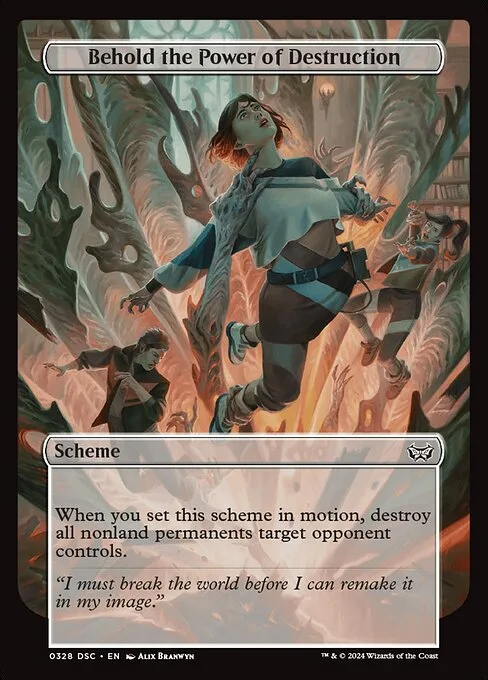 Behold the Power of Destruction · Duskmourn: House of Horror Commander 328/373