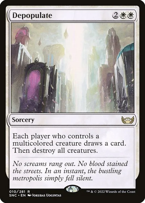 Depopulate · Streets of New Capenna 10/513
