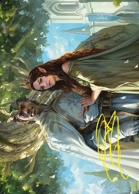 Aragorn and Arwen, Wed // Aragorn and Arwen, Wed · Tales of Middle-earth Art Series 33/81