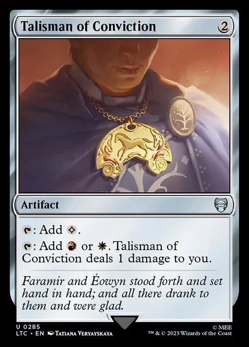 Talisman of Conviction · Tales of Middle-earth Commander 285/591