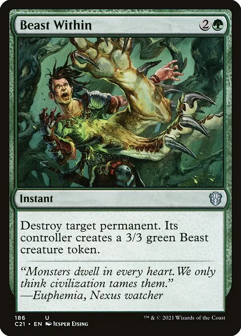 Beast Within · Commander 2021 186/409