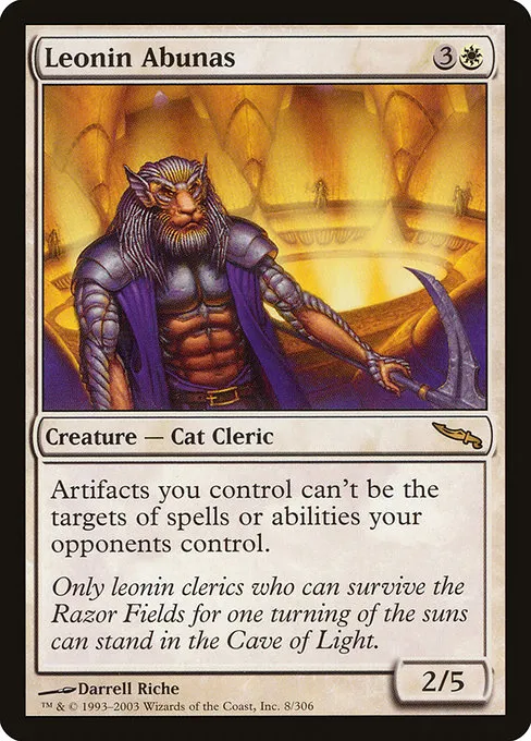 Leonin Abunas · Mirrodin 8/306