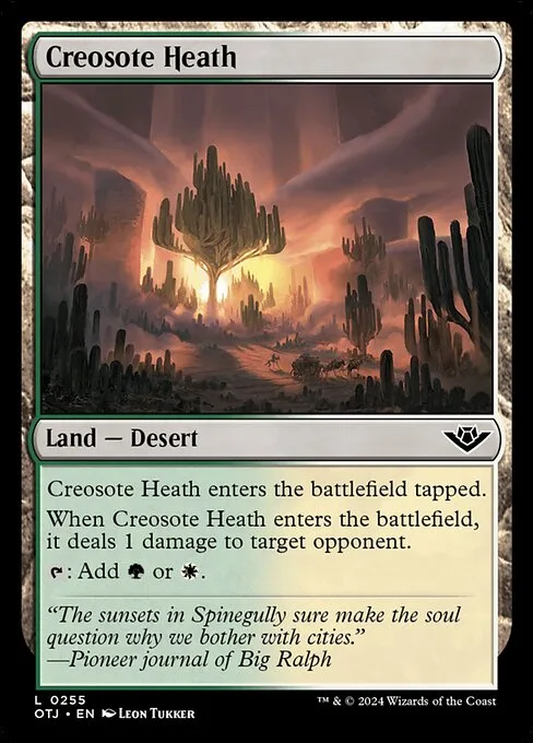 Creosote Heath · Outlaws of Thunder Junction 255/374