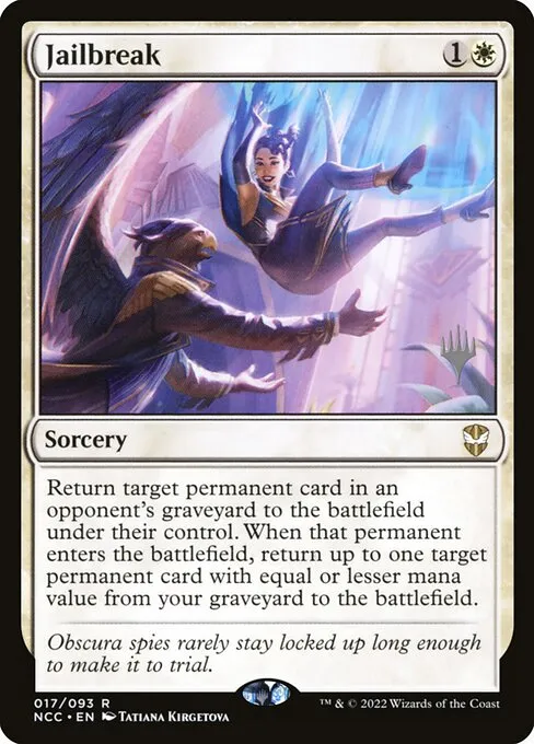 Jailbreak · New Capenna Commander Promos 17p/75