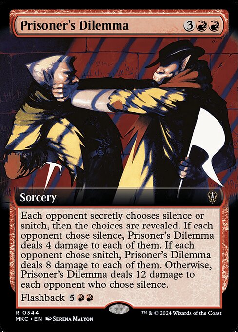 Prisoner's Dilemma · Murders at Karlov Manor Commander 344/358