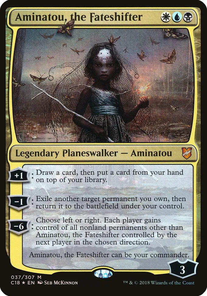 Aminatou, the Fateshifter · Commander 2018 Oversized 37/4