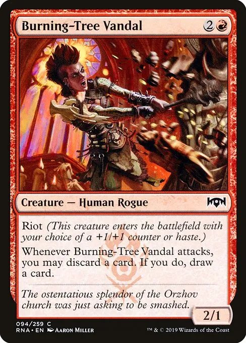 Burning-Tree Vandal · Ravnica Allegiance 94/273