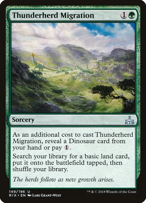 Thunderherd Migration · Rivals of Ixalan 149/205