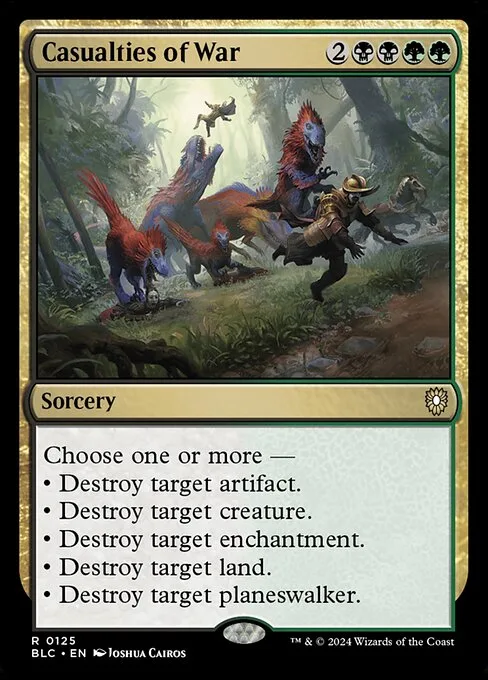 Casualties of War · Bloomburrow Commander 125/356