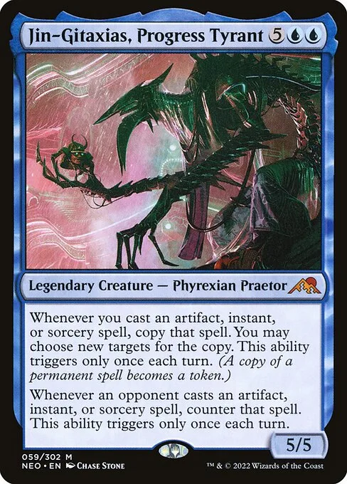 Jin-Gitaxias, Progress Tyrant · Kamigawa: Neon Dynasty 59/531