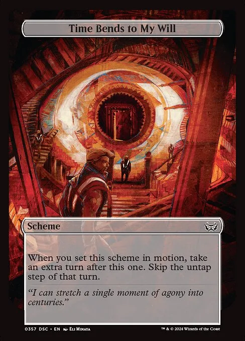 Time Bends to My Will · Duskmourn: House of Horror Commander 357/373
