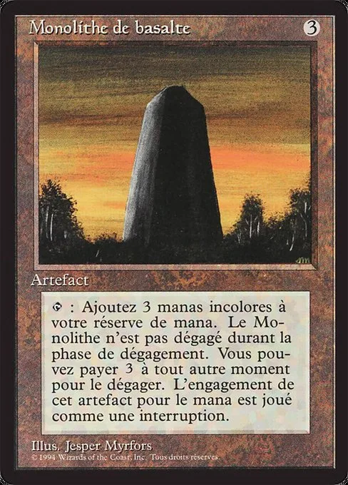 Basalt Monolith · Foreign Black Border 235/307