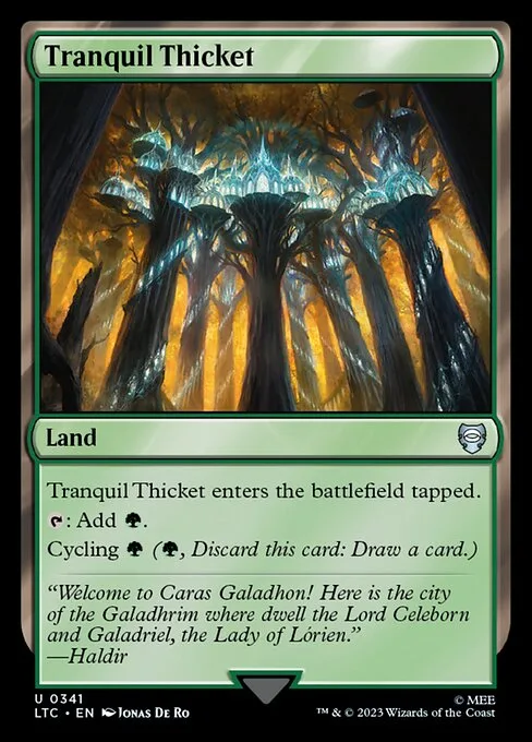 Tranquil Thicket · Tales of Middle-earth Commander 341/591