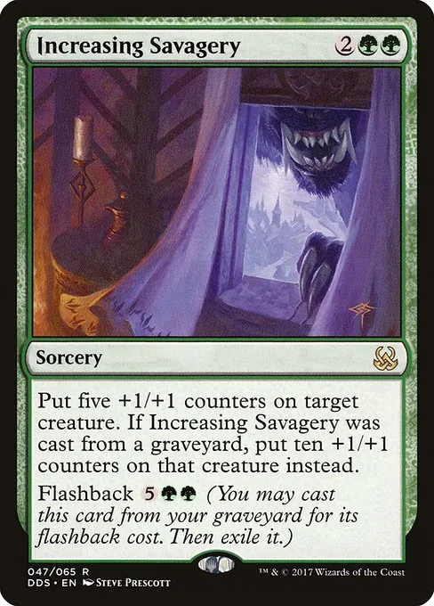 Increasing Savagery · Duel Decks: Mind vs. Might 47/65